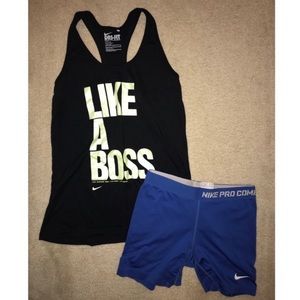 Nike Shorts - Women’s Nike Bundle shorts and tank Nike Shorts - Women’s Nike Bundle shorts and tank